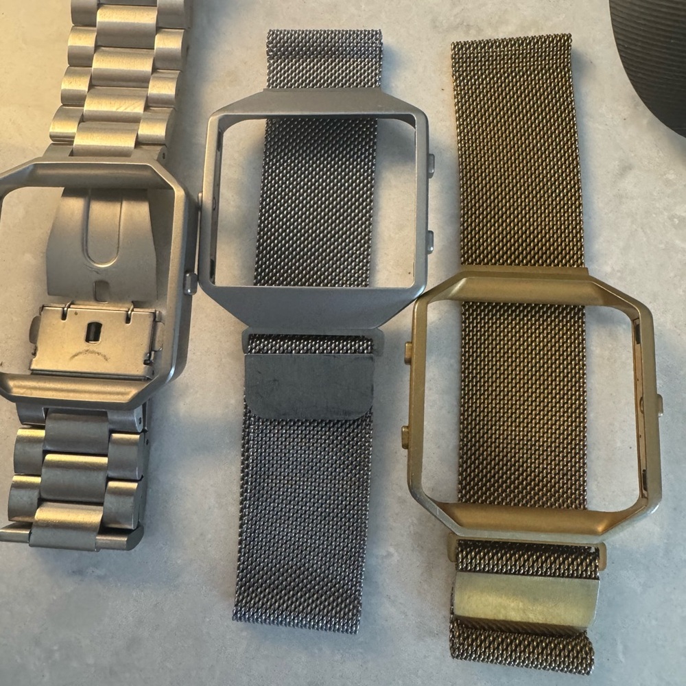 Fitbit Blaze Replacement Bands Set - Silver, Gold… - image 2